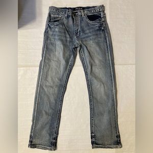 True Luck 34/32 men’s acid wash stretch jeans